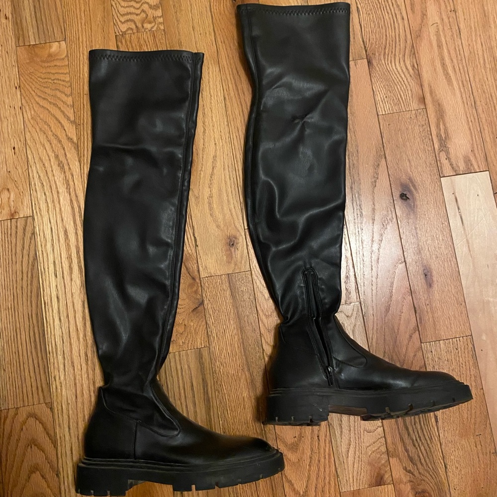 Zara Thigh High Boots